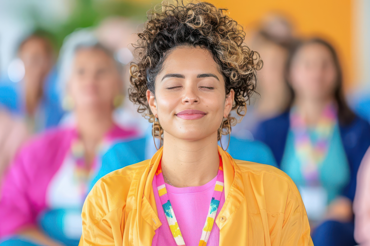 relaxed woman