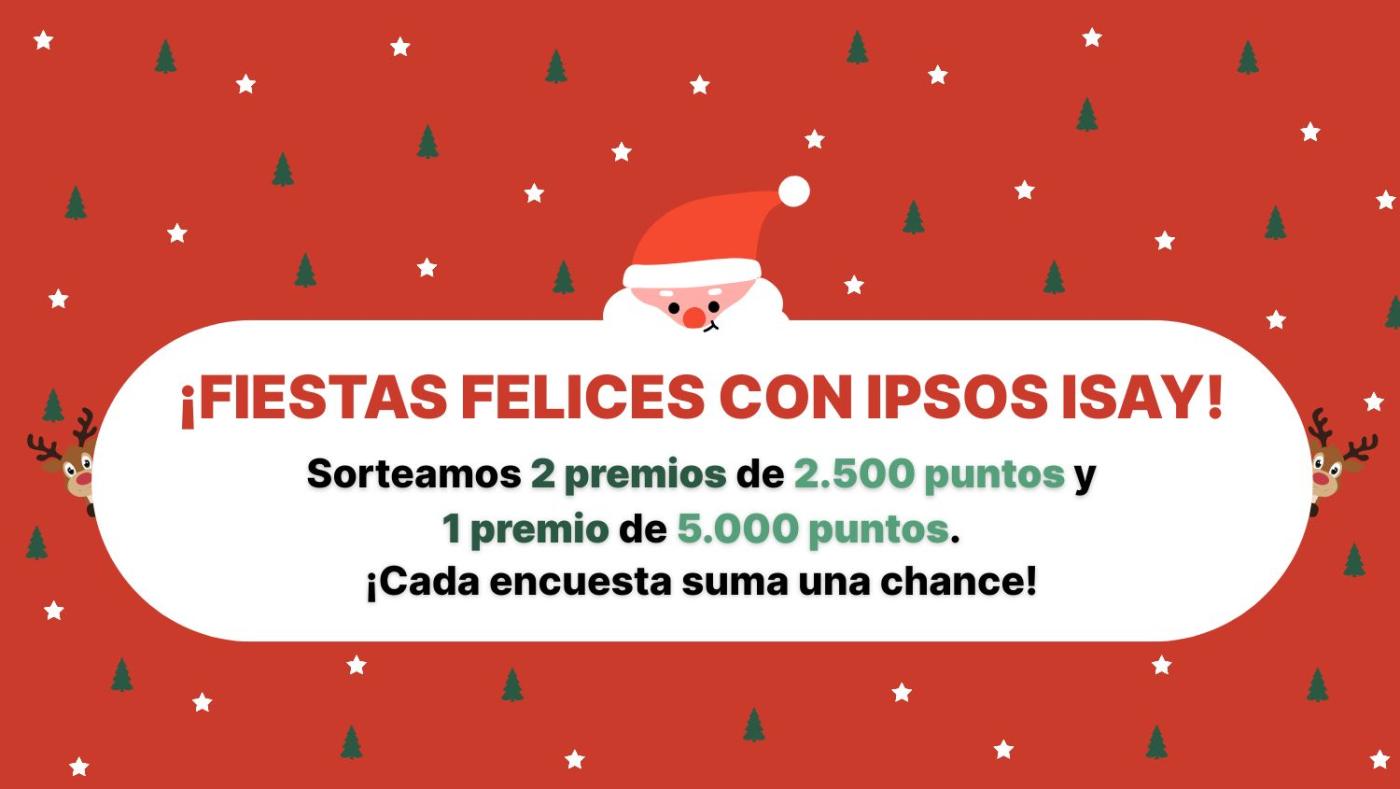 Gran sorteo: Fiestas Felices en Ipsos iSay