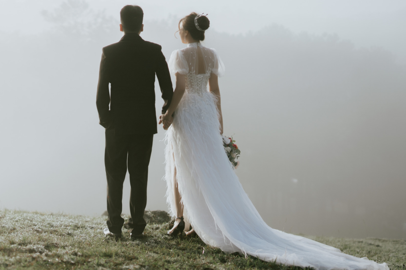 Celebrity wedding landscape