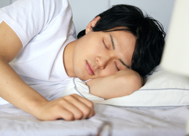 man sleeping